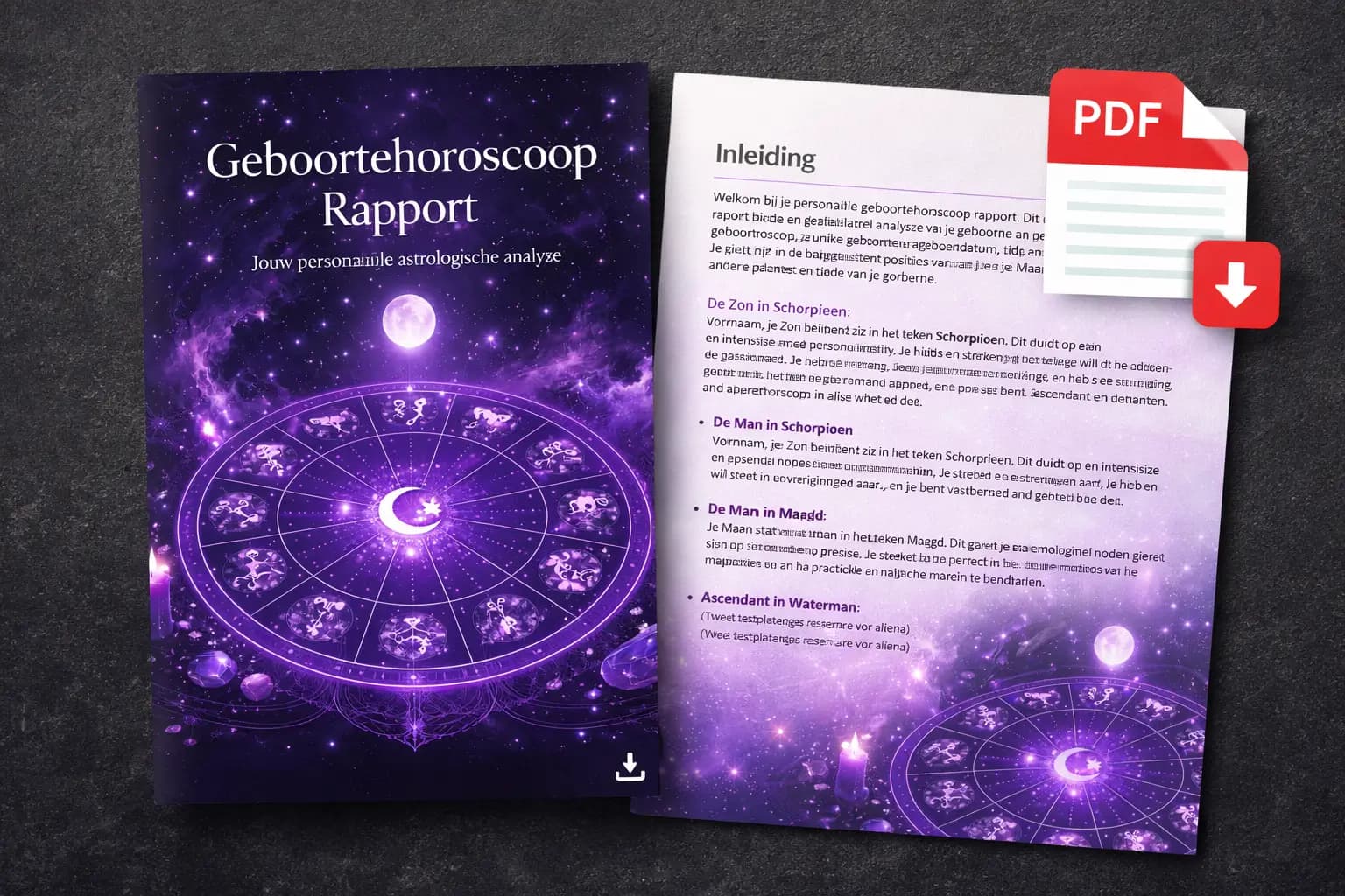 Geboortehoroscoop - persoonlijke astrologische analyse van je sterrenhemel